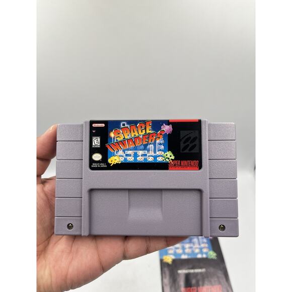 Space Invaders SNES Nintendo Complete CIB Authentic Tested 97 Arcade Classic VGC - Picture 8 of 15